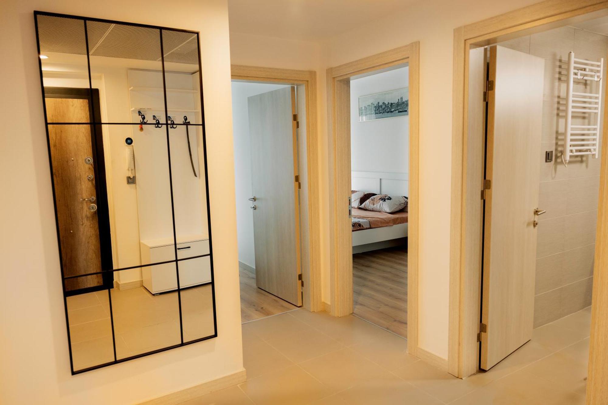 33Rd Floor Twin Apartments In Cevahir Sky City Complex With Pool, Spa, Fitness And Parking Included In Price スコピエ エクステリア 写真